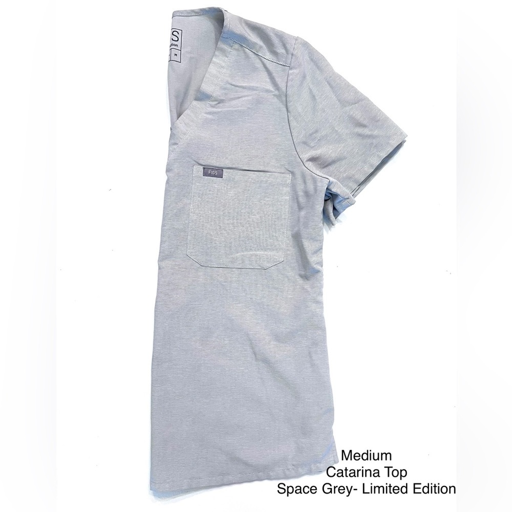 Figs Catarina Top, Medium, Space Grey
